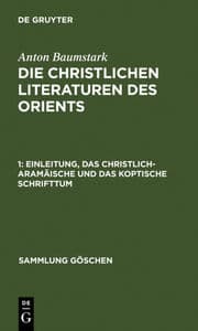 Cover von Einleitung, das christlich-aramäische und das koptische Schrifttum