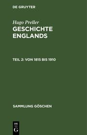 Cover von Von 1815 bis 1910