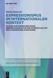 Cover von Expressionismus im internationalen Kontext