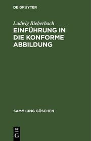 Cover von Einführung in die konforme Abbildung