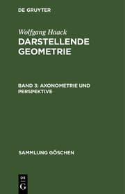Cover von Axonometrie und Perspektive
