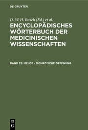 Cover von Meloe - Monro'sche Oeffnung