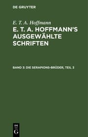 Cover von Die Serapions-Brüder