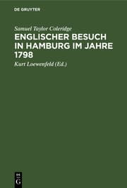Cover von Englischer Besuch in Hamburg im Jahre 1798