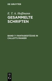 Cover von Fantasiestücke in Callot's Manier