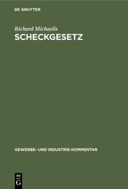 Cover von Scheckgesetz