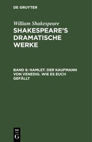 Cover von Hamlet.Der Kaufmann von Venedig.Wie es euch gefällt