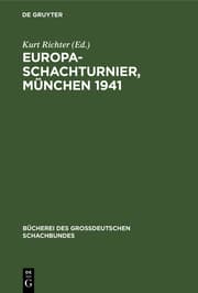Cover von Europa-Schachturnier, München 1941