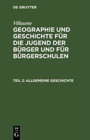 Cover von Allgemeine Geschichte ; Abth.1