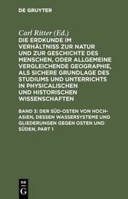 Cover von Die Erdkunde von Asien / Ritter, Carl