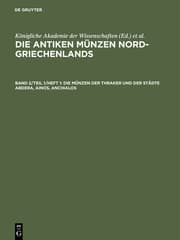 Cover von Die Münzen der Thraker und der Städte Abdera, Ainos, Anchialos