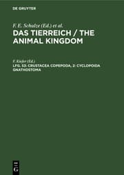 Cover von Crustacea copepoda ; 2