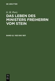 Cover von 1823 bis 1831