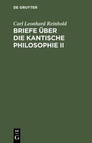 Cover von Briefe über die Kantische Philosophie
