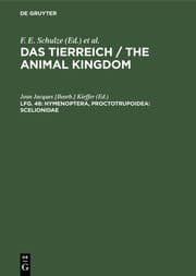 Cover von Hymenoptera, Proctotrupoidea: Scelionidae