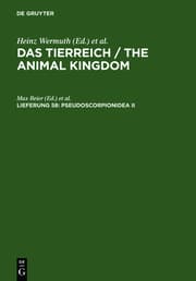 Cover von Pseudoscorpionidea II