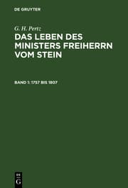Cover von 1757 bis 1807