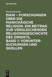 Cover von Voruntersuchungen und Quellen