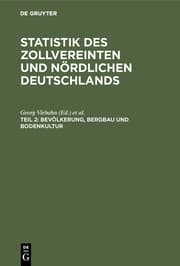 Cover von Bevölkerung, Bergbau und Bodenkultur