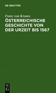 Cover von Österreichische Geschichte von der Urzeit bis 1526