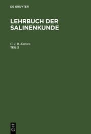 Cover von Lehrbuch der Salinenkunde