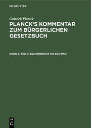 Cover von Sachenrecht (Par.854-1112)