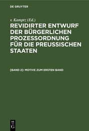 Cover von Motive zum ersten Band