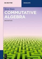 Cover von Commutative Algebra