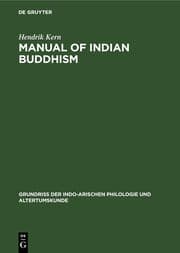 Cover von Manual of Indian buddhism