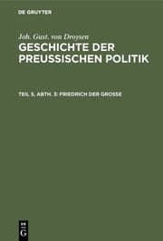 Cover von Geschichte der preußischen Politik