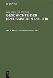 Cover von Geschichte der preußischen Politik