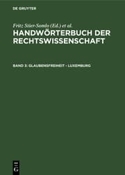 Cover von Glaubensfreiheit - Luxemburg
