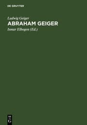 Cover von Abraham Geiger