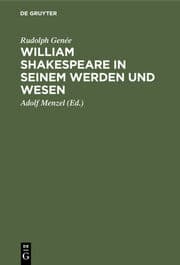 Cover von William Shakespeare in seinem Werden und Wesen