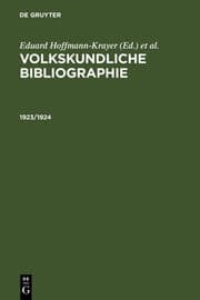 Cover von 1923/1924