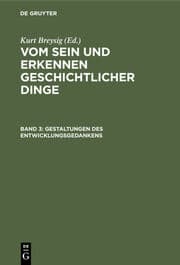 Cover von Gestaltungen des Entwicklungsgedankens
