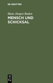 Cover von Mensch und Schicksal