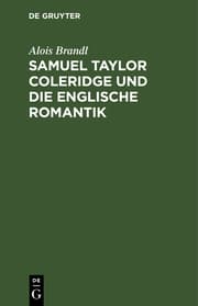 Cover von Samuel Taylor Coleridge und die englische Romantik