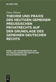 Cover von Die Grundbegriffe u.d.Grundlehren d.Rechts d.Schuldverhältnisse