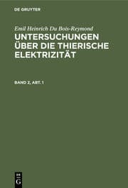 Cover von Zweiten Bandes erste Abtheilung