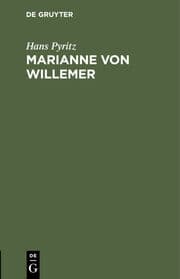Cover von Marianne von Willemer