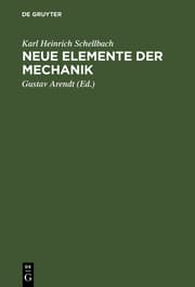 Cover von Neue Elemente der Mechanik