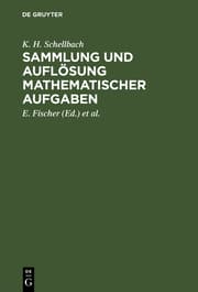 Cover von Sammlung und Auflösung mathematischer Aufgaben