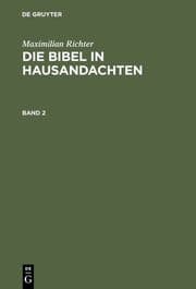 Cover von Die Bibel in Hausandachten