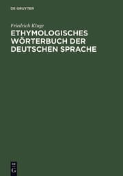 Cover von Etymologisches Wörterbuch der deutschen Sprache