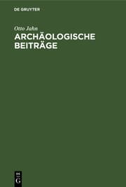 Cover von Archäologische Beiträge