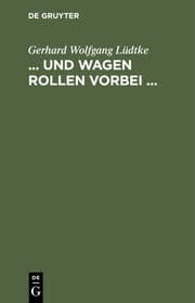 Cover von ...und Wagen rollen vorbei ...