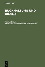 Cover von Bilanztechnik und Bilanzkritik