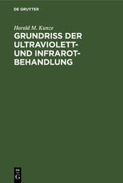 Cover von Grundriss der Ultraviolett- und Infrarot-Behandlung