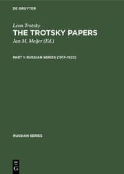 Cover von The Trotsky papers, 1917-1922